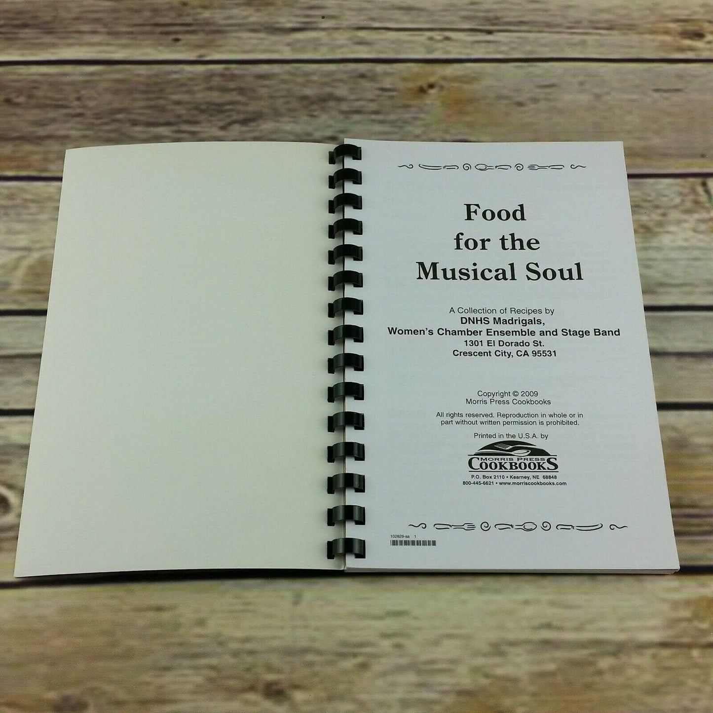 California Cookbook Del Norte High School Music Food for the Musical Soul 2009