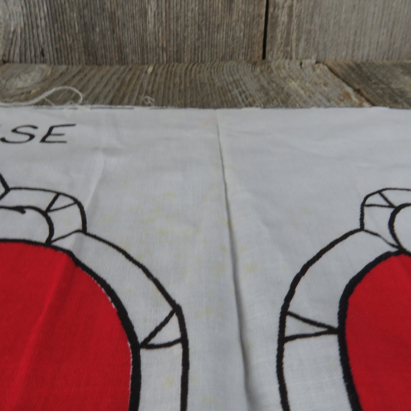 Vintage Mickey Mouse Fabric Panel Ameritex Walt Disney Cut Sew Christmas Santa Claus Pillow Doll