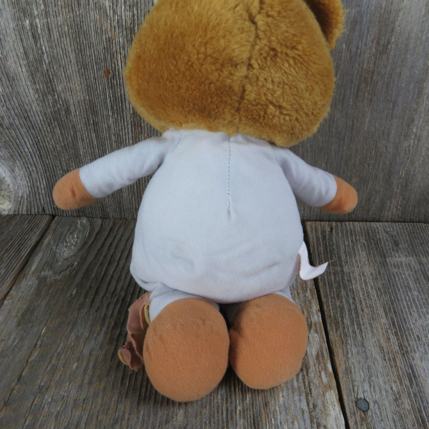 Vintage Brown Teddy Bear Undercover Bear Plush Boy Zipper Font Tomi Stuffed Animal - At Grandma's Table