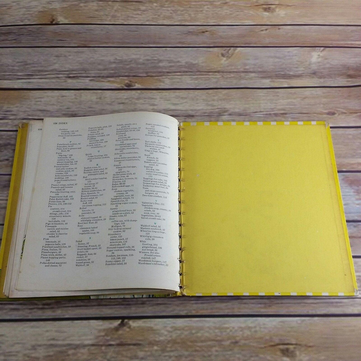 Vintage Betty Crocker Cook Book For Boys and Girls 1965 1st Edition 2nd Printing Spiral Bound Hardcover