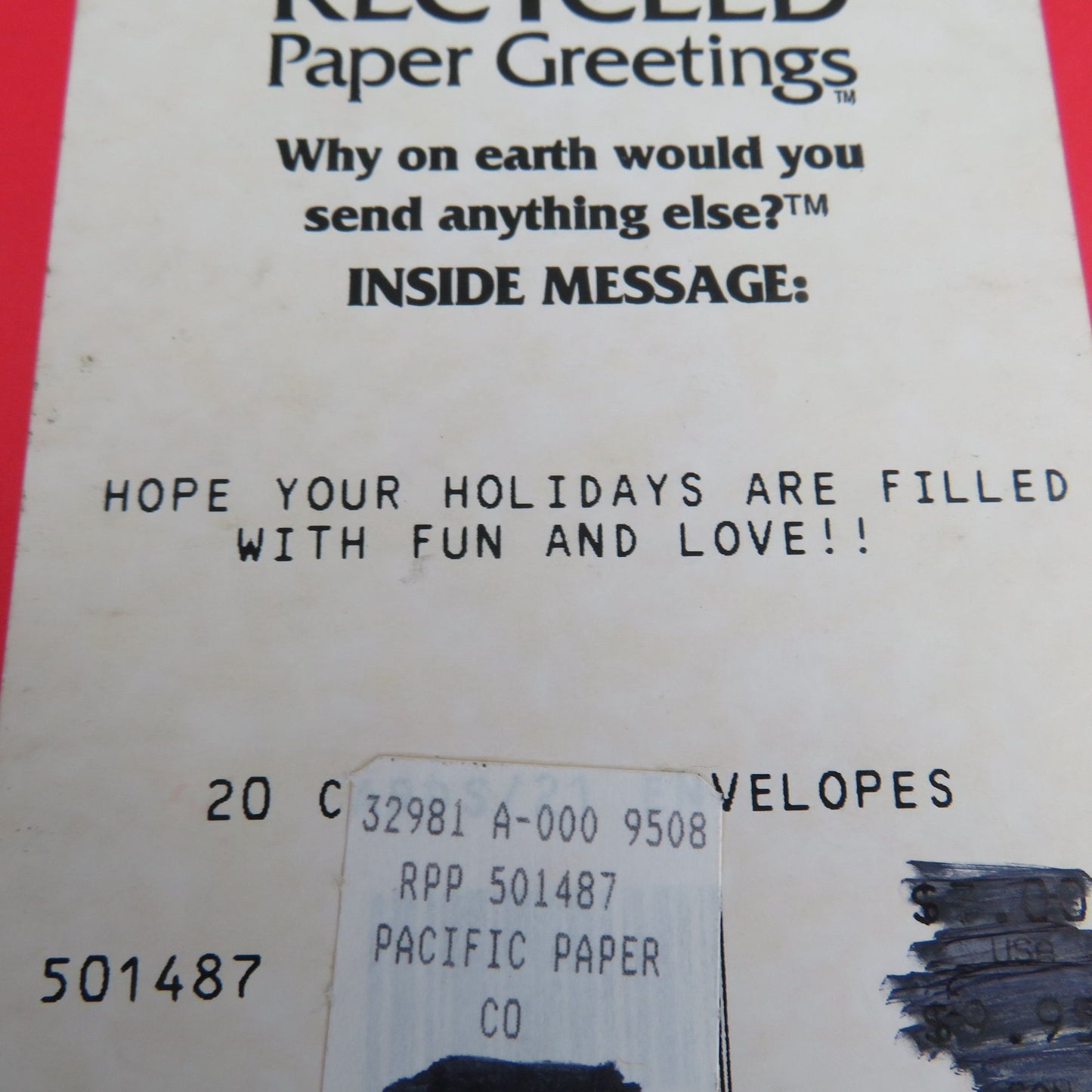 Polar Bear and Penguin Christmas Card Boxed Set Recycled Paper Greeting Made In USA