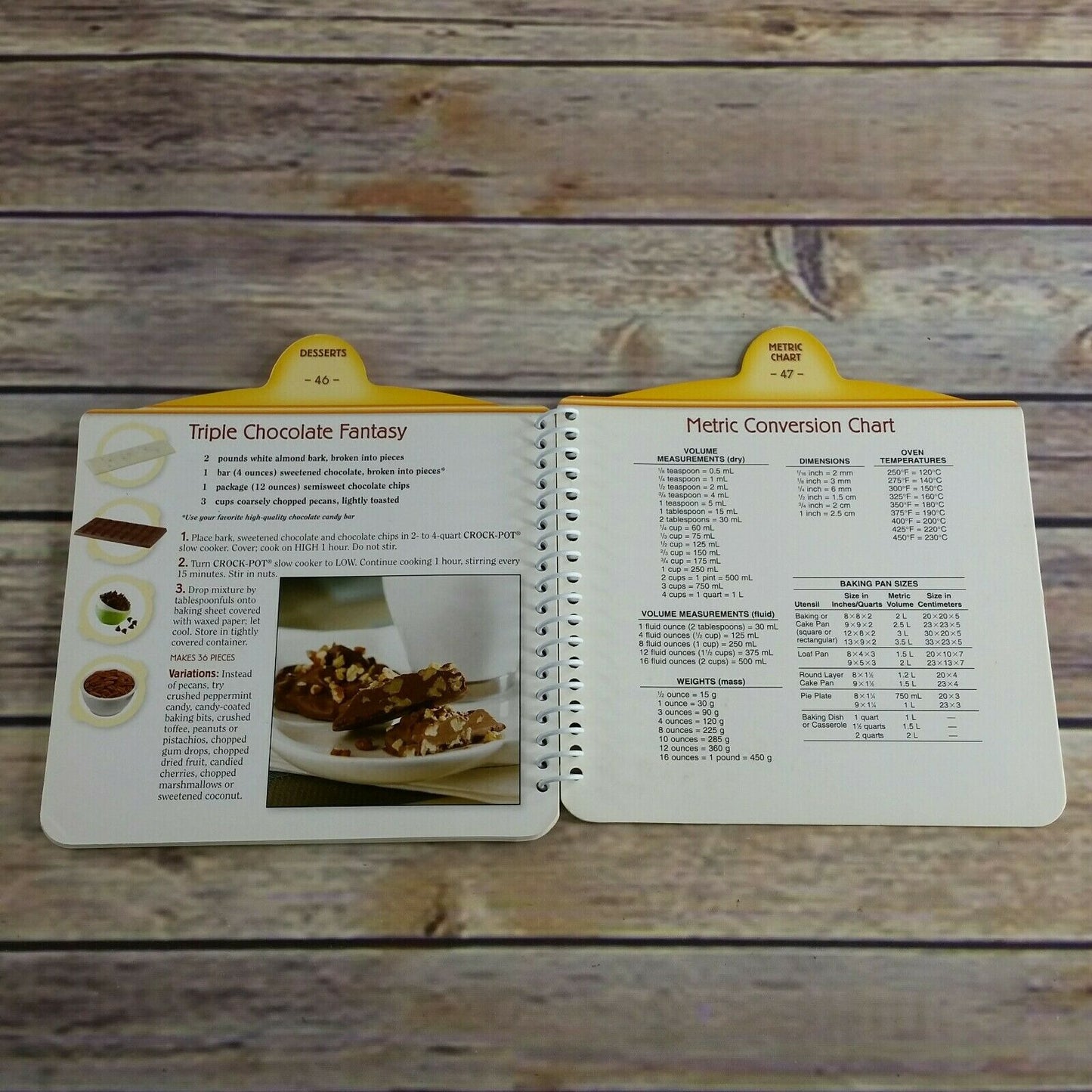 Rival Crock Pot Slow Cooker Cookbook Recipes 2008 Thick Pages Spiral Bound