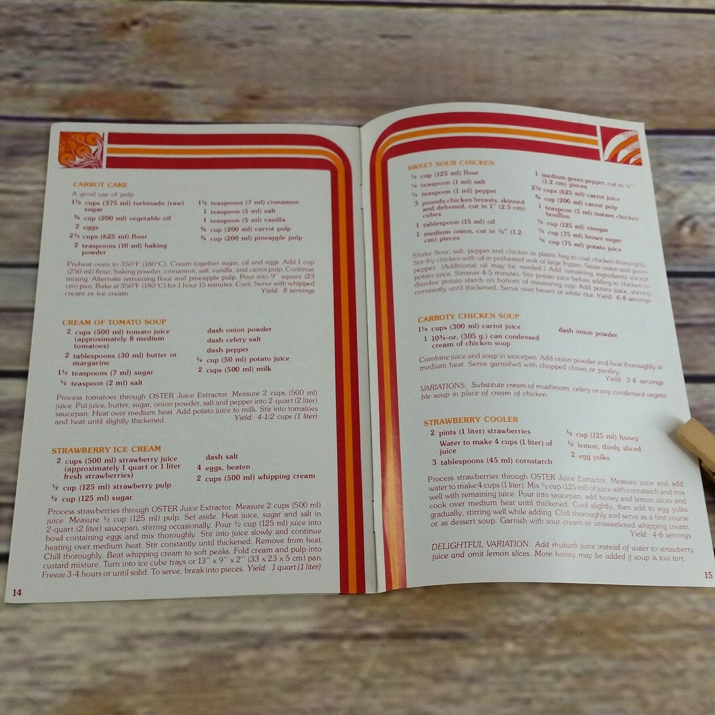 Vintage Oster Automatic Juice Extractor Cookbook Instructions Recipes Cookbook 1979 Printed in USA Paperback Booklet