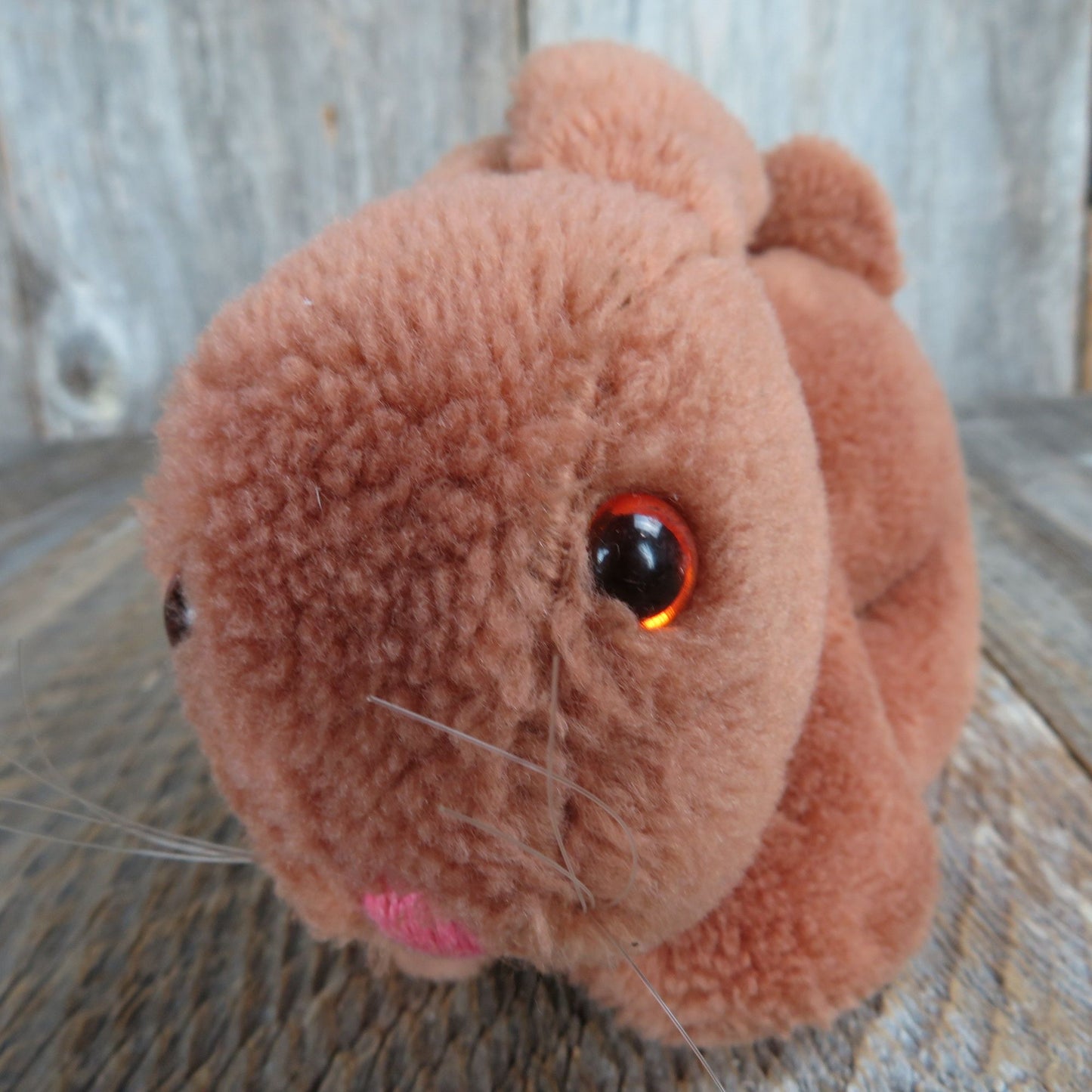 Vintage Mini Bunny Plush Rabbit Stitched Nose Easter Etone Stuffed Animal All Fours Standing