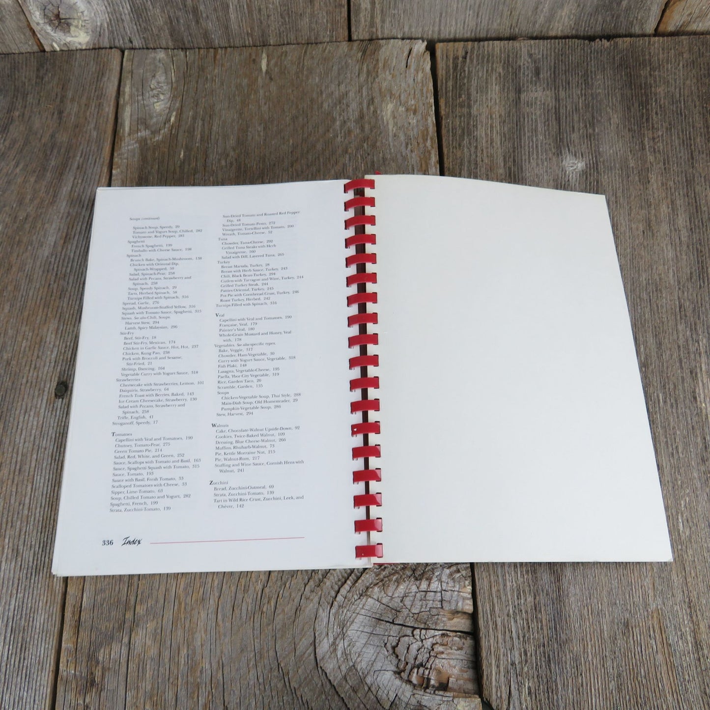 Vintage Cookbook America's Best Recipes 1994 Hometown Collection Oxmoor House Spiral Bound Book Series