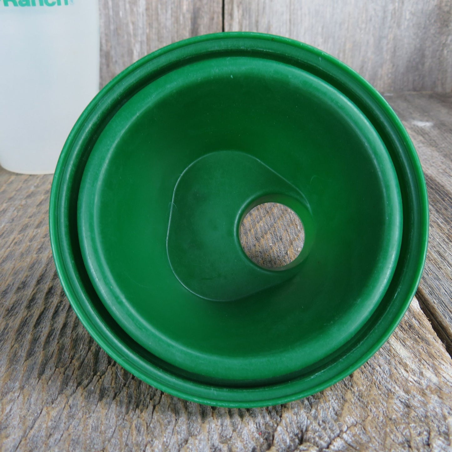 Hidden Valley Ranch Shaker Bottle Cup Plastic Pour Spout Salad Dressing Mixer Vintage