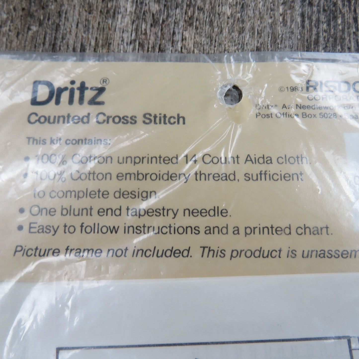 Vintage Counted Cross Stitch Kit Making Jelly Kitchen Art Dritz 1983 House Warming 8914