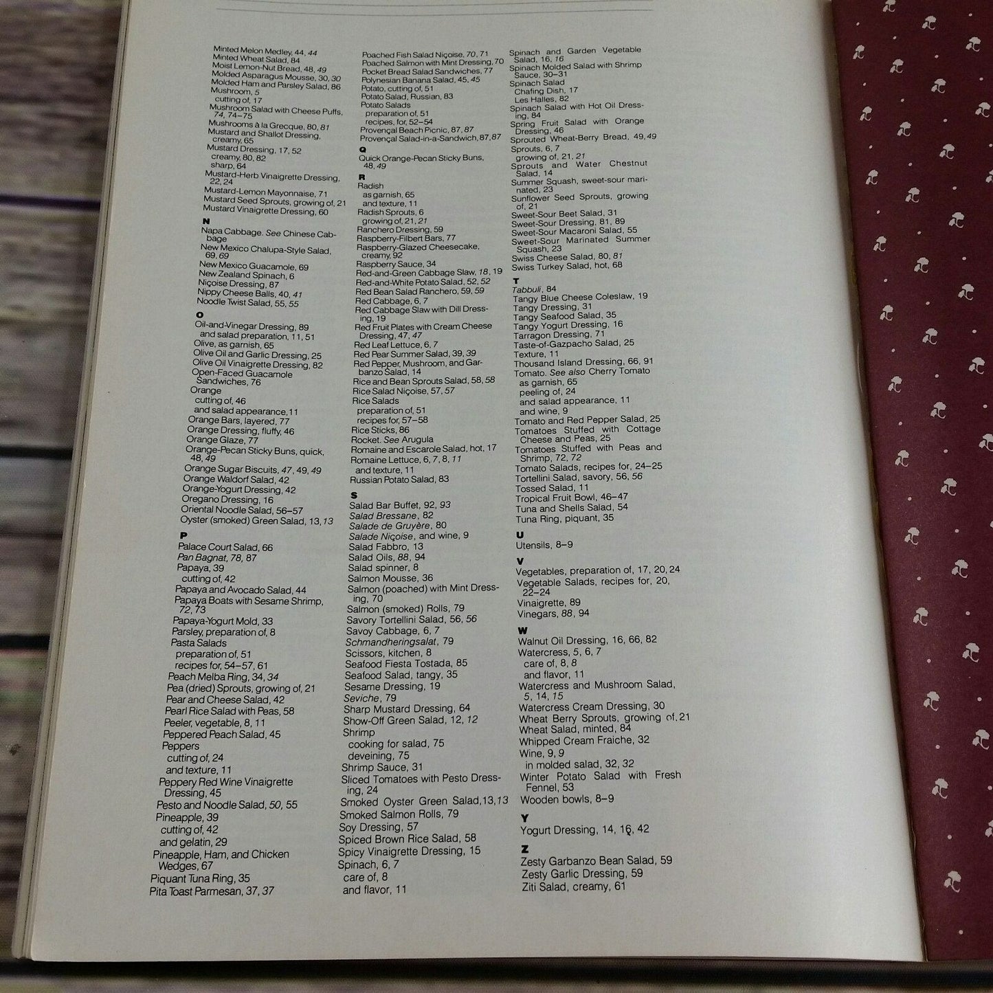 Vintage Cookbook Complete Book of Salads Recipes Food 1981 Ortho Books Chevron Chemical Paperback 175 Easy Salad Recipes
