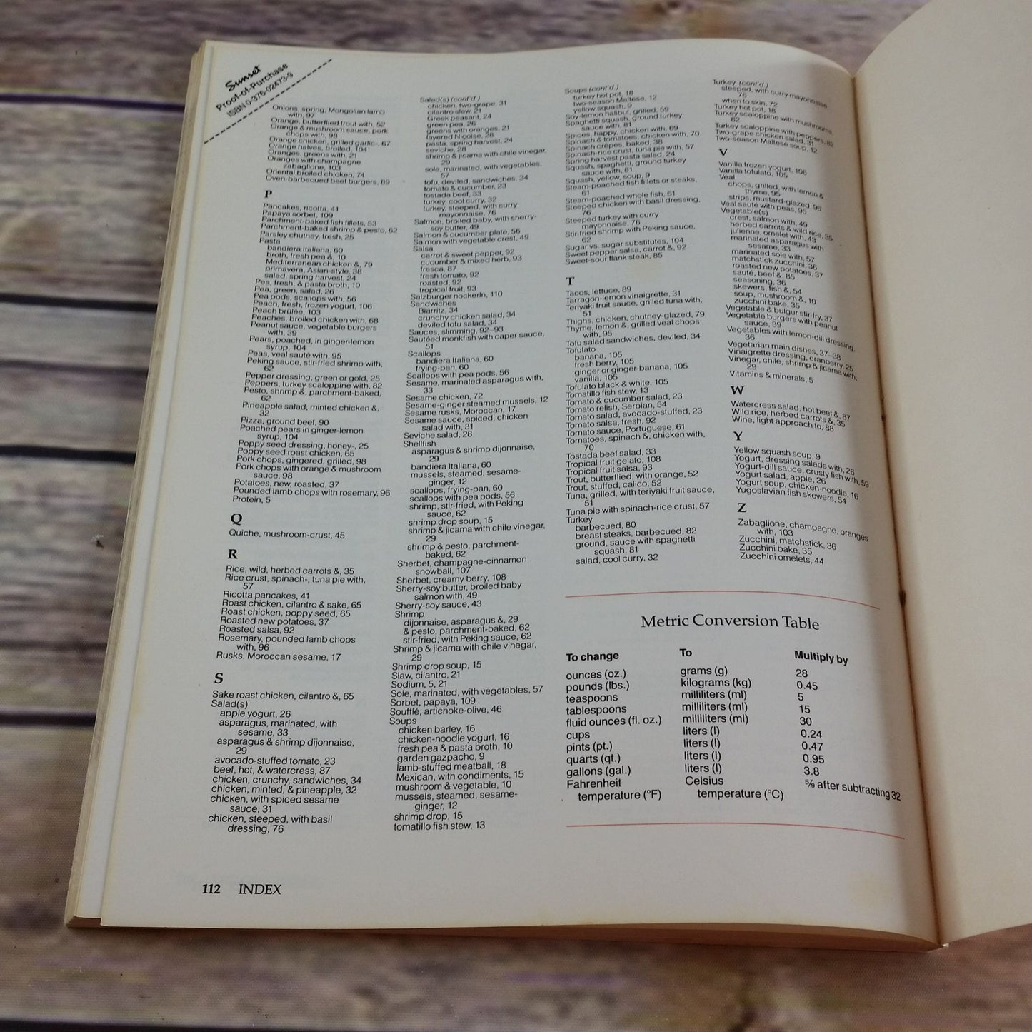 Vintage Cookbook Sunset Light Cuisine Cook Book 1986 Paperback Book Delicious Recipes for Healthy Eating