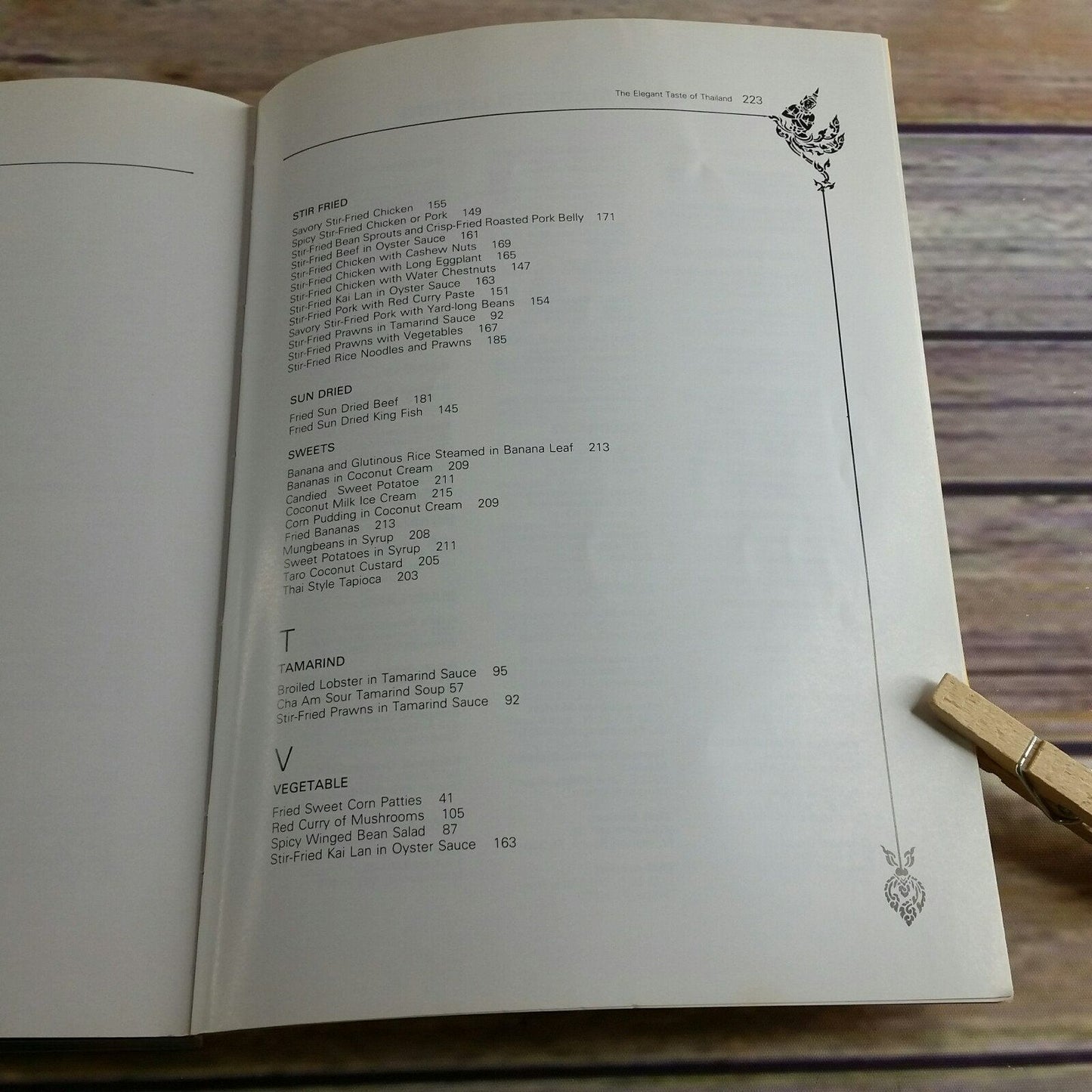 Vintage Cook Book Thai Cooking Elegant Taste of Thai 1989 Paperback Thai Recipes Thai Food Paperback Cha Am Cuisine Sisamon Kongpan Pinyo