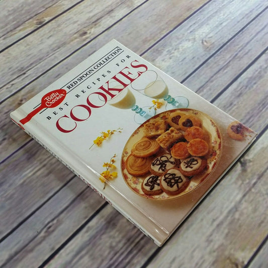 Vintage Cookbook Betty Crocker Best Cookie Recipes 1989 Hardcover Red Spoon Collection Cooky Book General Mills Prentice Hall Press
