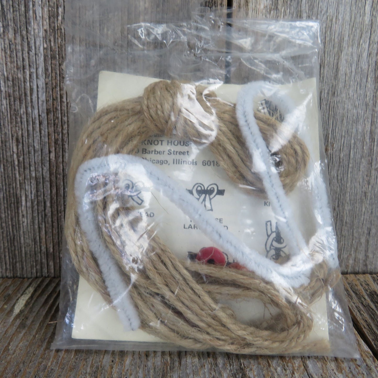 Reindeer Ornament Macrame Kit Susan Foot The Knot House Craft Kit 1979