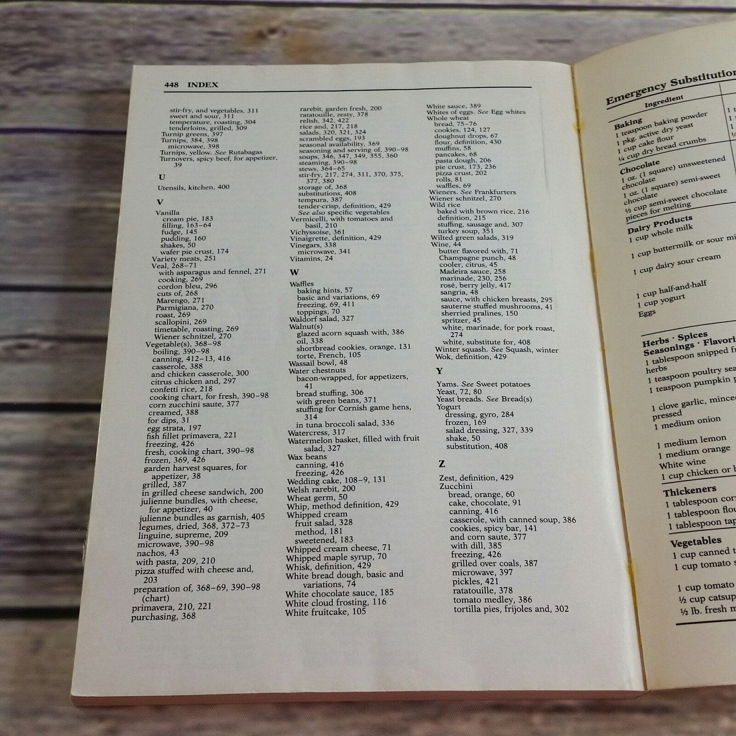 Vintage Cookbook Pillsbury All Purpose Cookbook Recipes Paperback 1989 Breads Cakes Desserts Meats Soups Vegetables and More
