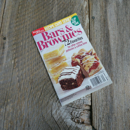 Bars & Brownies Cookbook Recipe Cards Better Homes Gardens Pamphlet Booklet