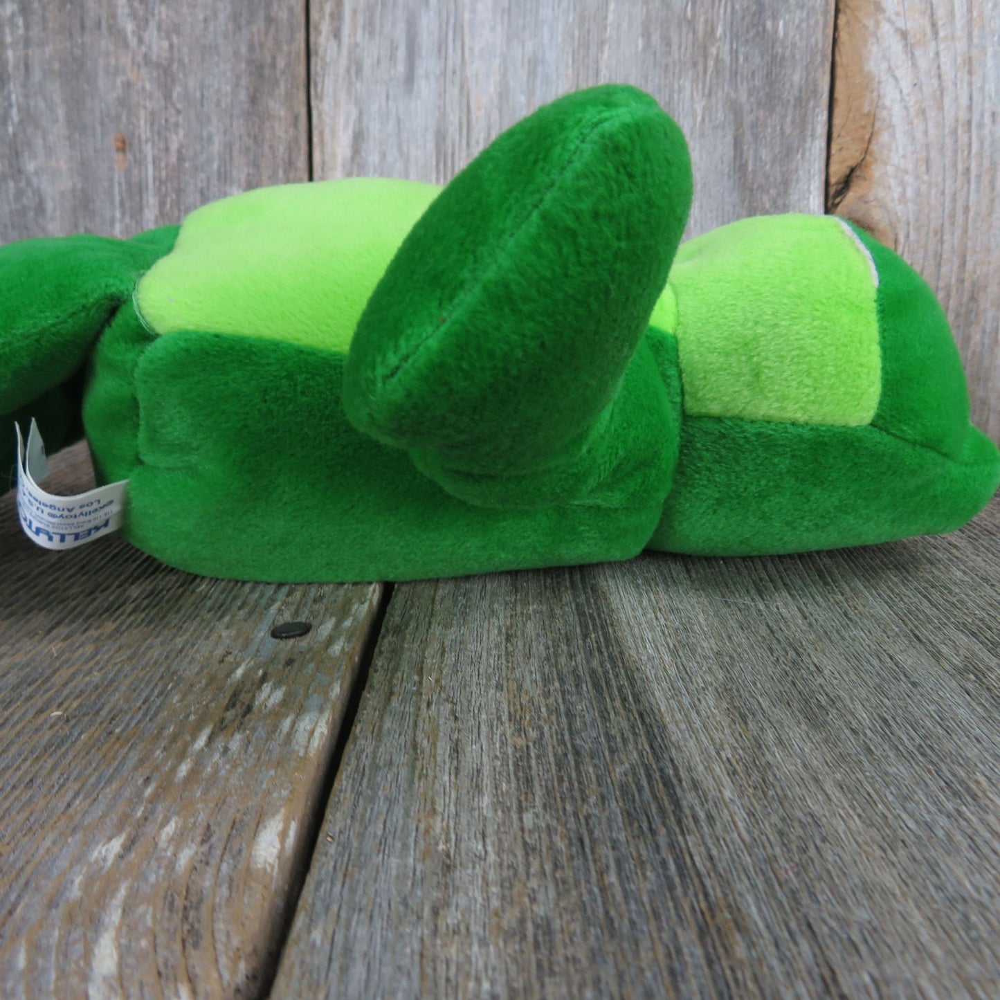 Frog Plush Sitting Green Kellytoy Stuffed Animal Kelly Toy Weighted Bottom - At Grandma's Table