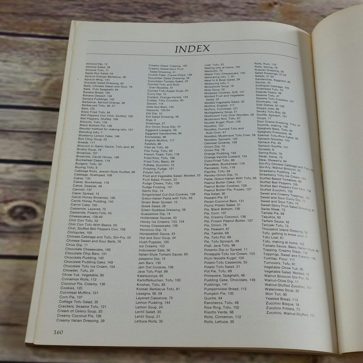 Vintage Cookbook Tofu Cookery Recipes Louise Hagler 1982 Paperback Dips Spreads Main Dishes Side Dishes Cookies Desserts Breads