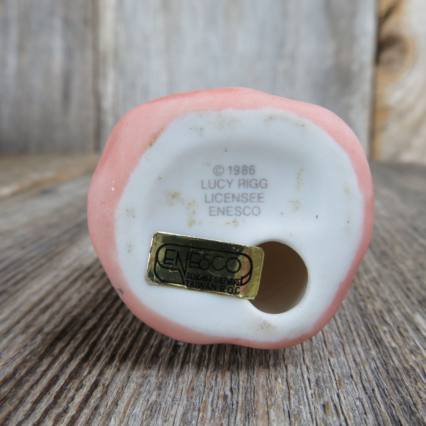 Bear Bride Figurine Bridal Shower Cake Topper Ceramic Bisque Lucy Rigg Enesco 1986 Maid's Gift