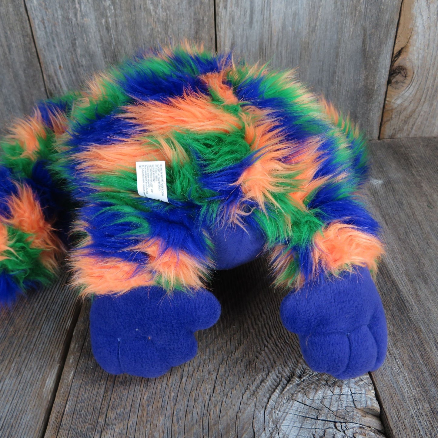 Purple Orangutan Plush Multicolored Monkey Six Flags Ape Gorilla Stuffed Animal