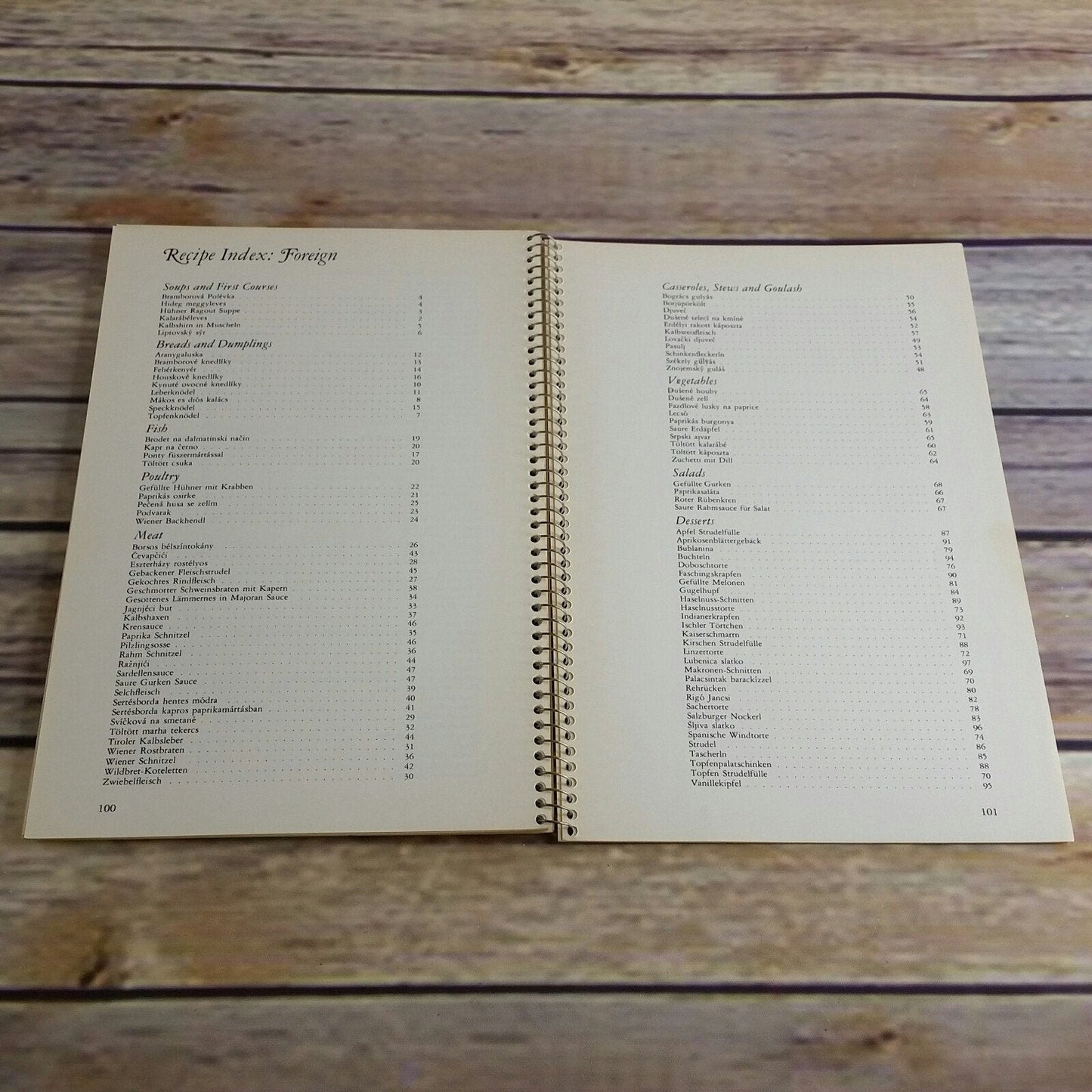 Vtg Austrian Cookbook The Cooking of Viennas Empire Time Life Books Foods of the World 1968 Spiral Bound Austria