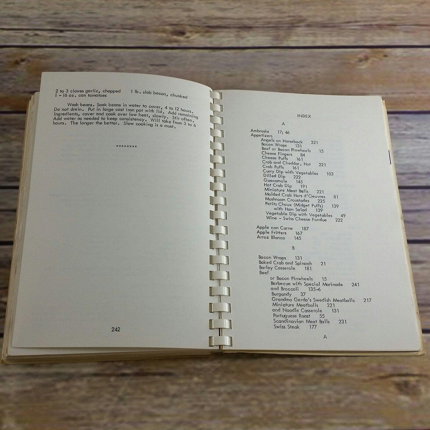 Vintage California Rotary Cookbook International District 513 Recipes 1977 First Edition Spiral Bound Community Group