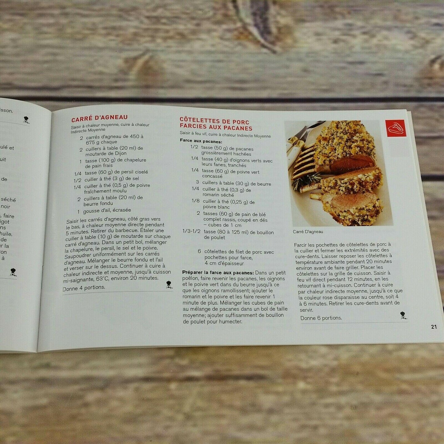 Weber Gas Grill Cookbook 16 Recipes English Spanish and French Paperback 2011