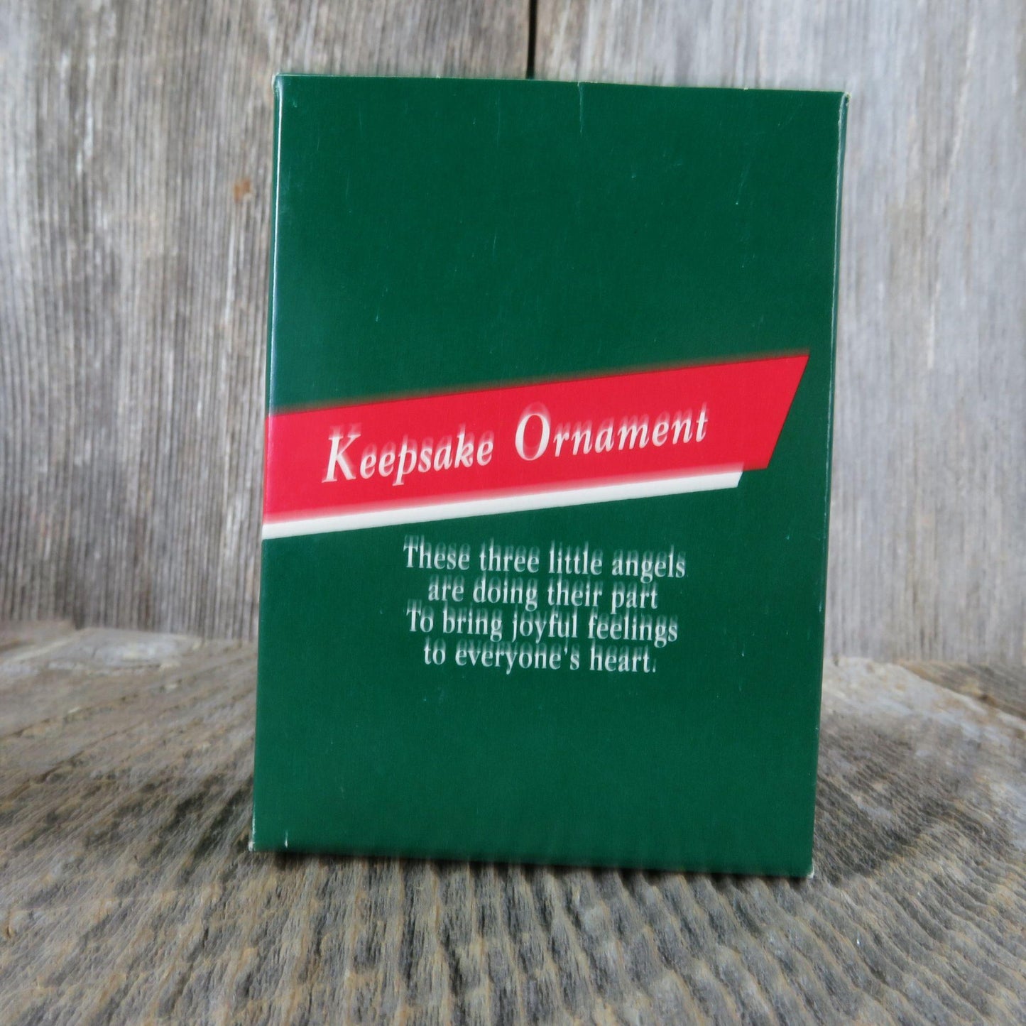 Vintage Angels Singing Ornament Joyful Trio Hallmark Caroling Joy to You 1989