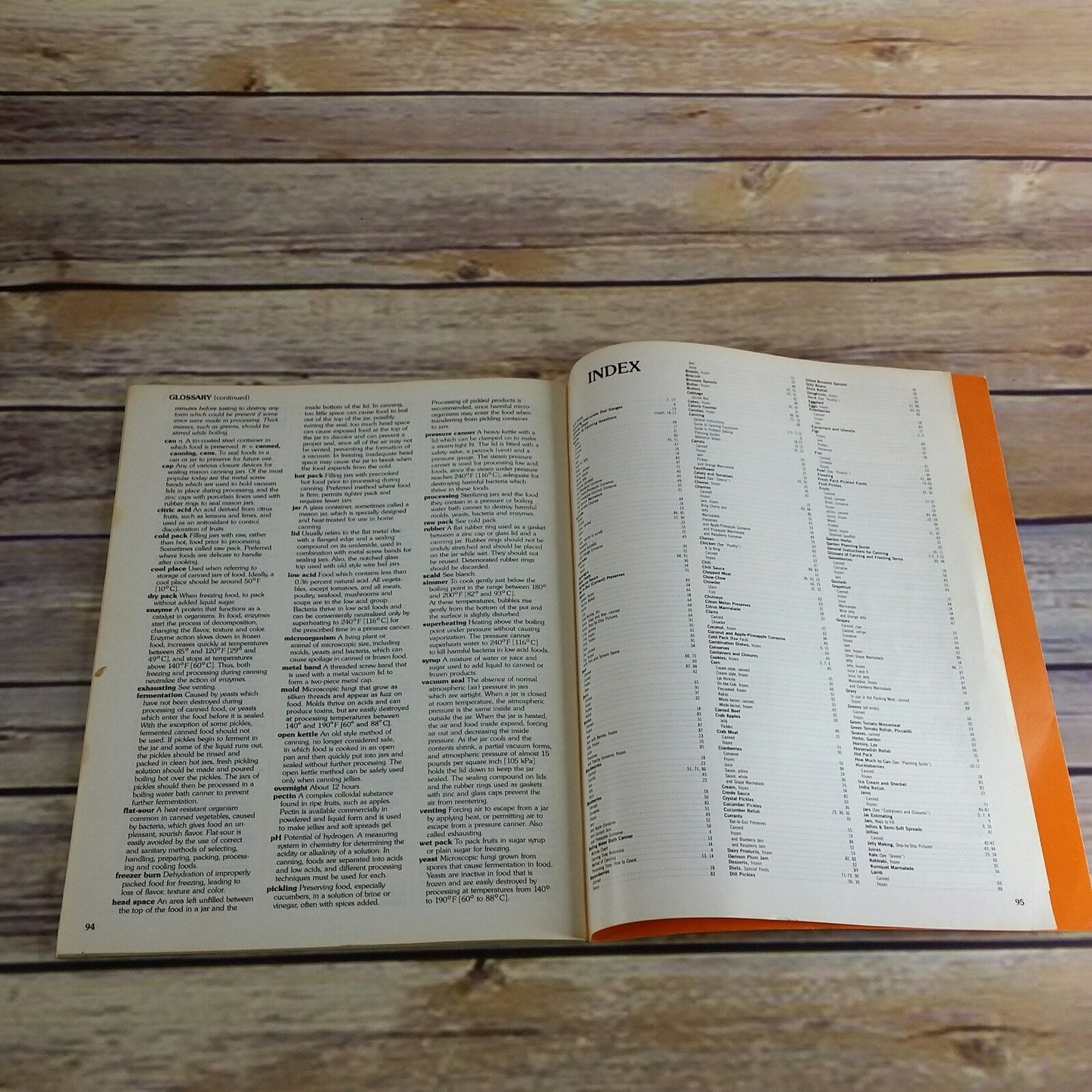 Vintage Cookbook Ball Jar Blue Book Guide to Home Canning Freezing 1979 Paperback Booklet