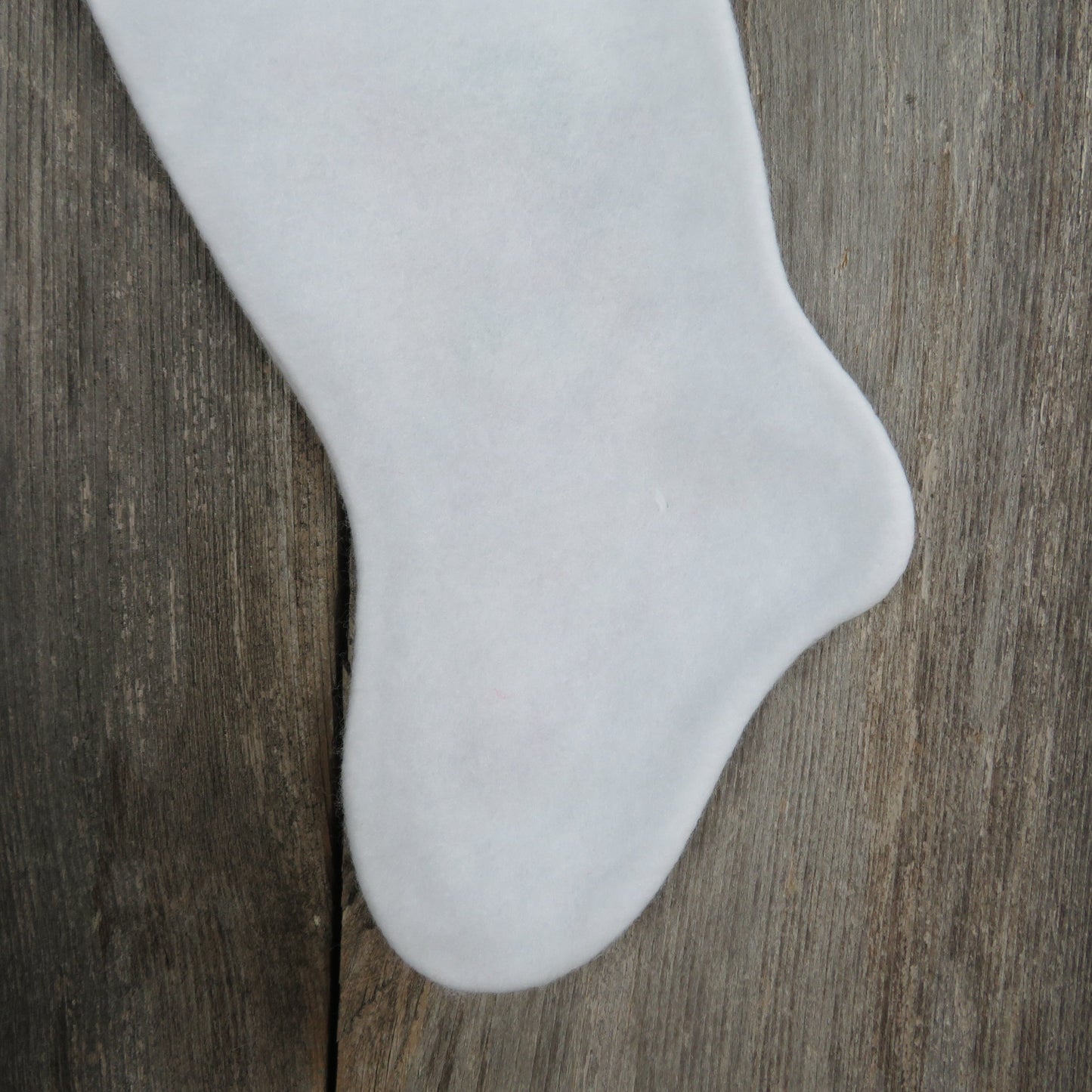 Vintage Teddy Bear with Candy Cane Stocking Christmas Santa's Best Green Hat White Fuzzy Red Green Fleece Gold Trim