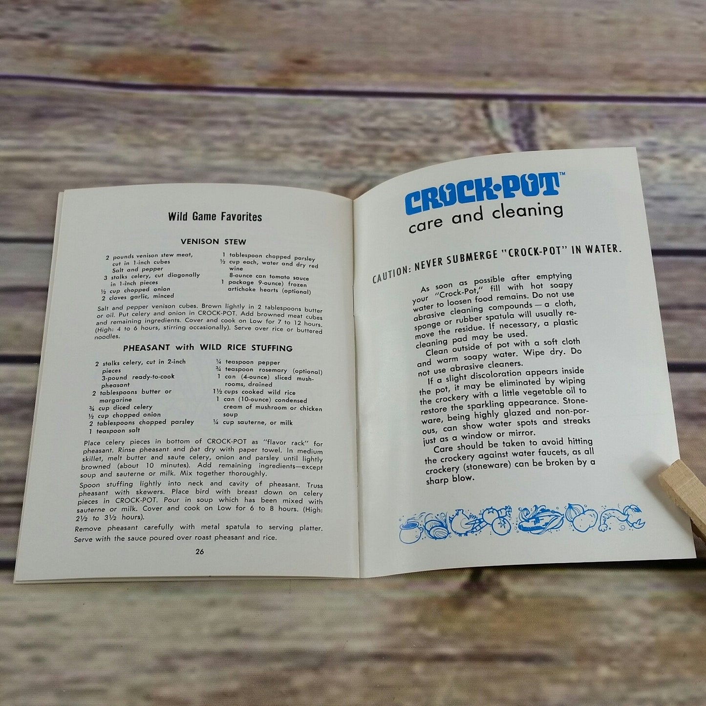 Vintage Rival Crock Pot Cookbook Owner's Manual Recipes Slow Cooker 1970s Paperback Booklet 427-399