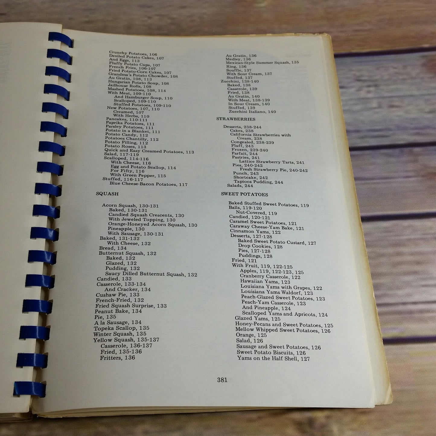 Vintage Cookbook Fruits and Vegetables Favorite Recipes from Country Kitchens 1970 Spiral Bound 2000 Recipes Extension Homemakers