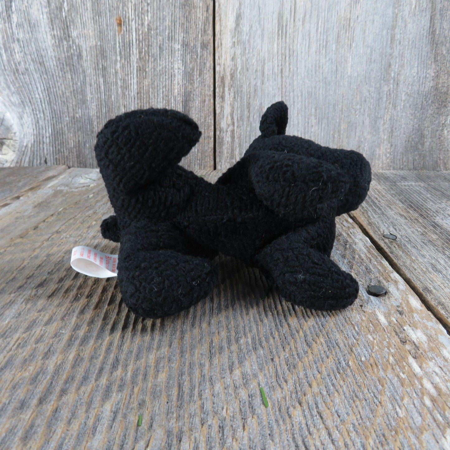 Vintage Scottie Puppy Dog Plush Ty Beanie Babies Black 1996