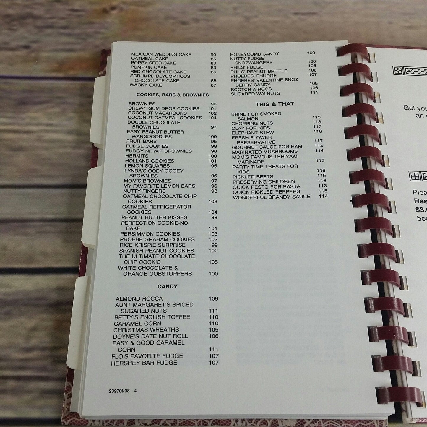 Vintage California Cookbook Yreka Grandma's House Restaurant Family Recipes 1998