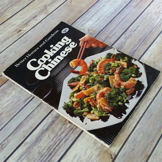 Vintage Cookbook Cooking Chinese Better Homes and Gardens 1983 Soft Cover Paperback Promo Recipes
