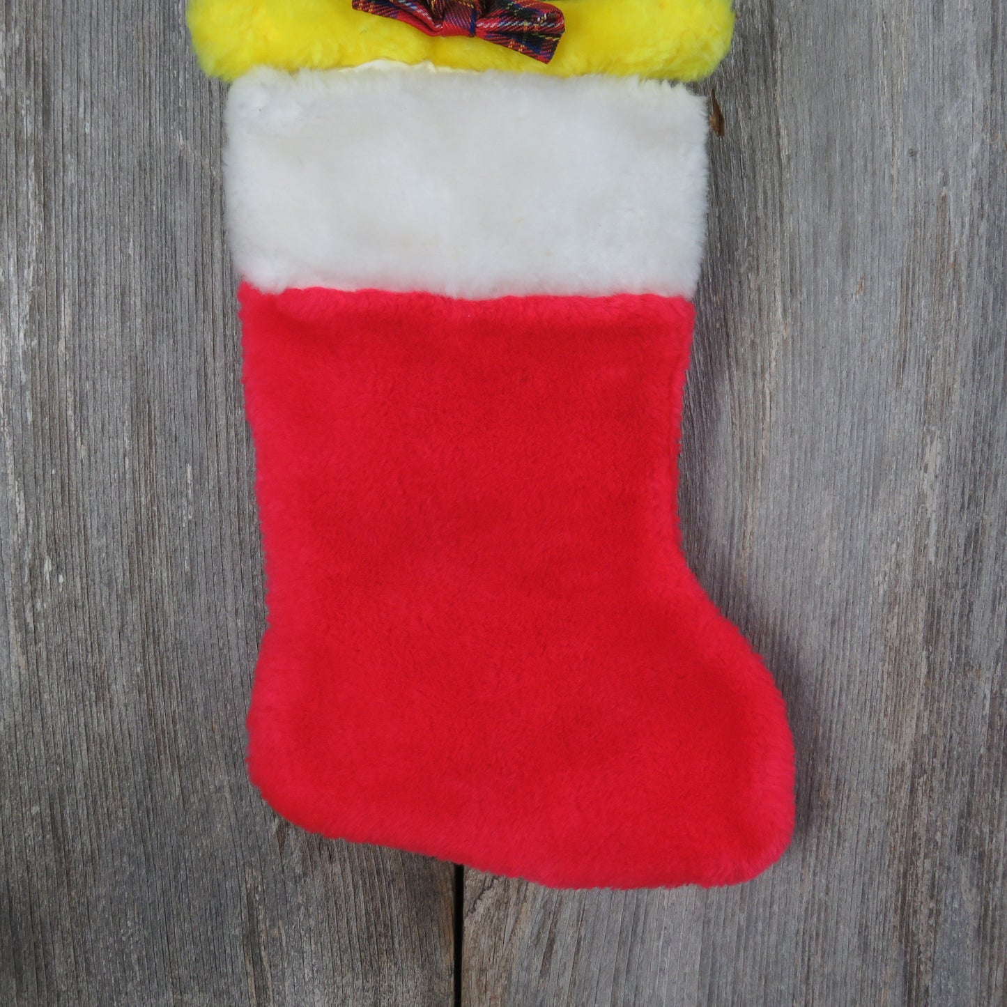 Vintage Tweety Bird Christmas Stocking Plush Looney Tunes Bow Tie Holiday Decoration, Christmas Decoration