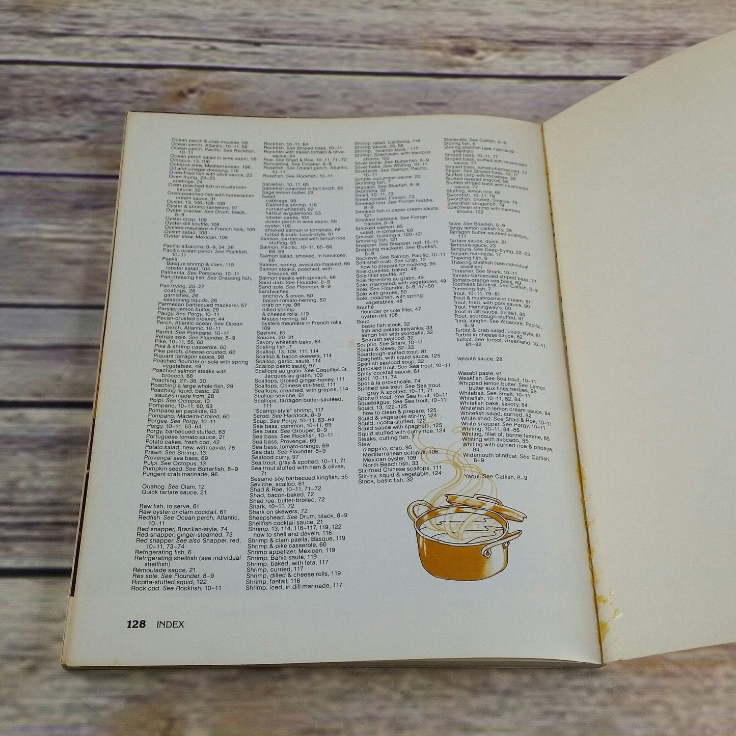 Vintage Cookbook Sunset Seafood Recipes 1981 Paperback How To Select Prepare and Cook 8 Basic Cooking Methods