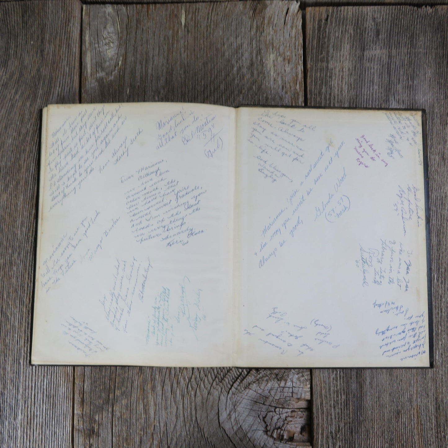 Vintage Miranda California Yearbook South Fork High School Redwood Log 1959 Advertisments