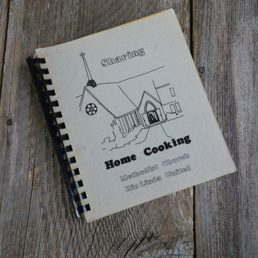Vintage California Church Cookbook Rio Linda United Methodist Church Home Cooking 1979
