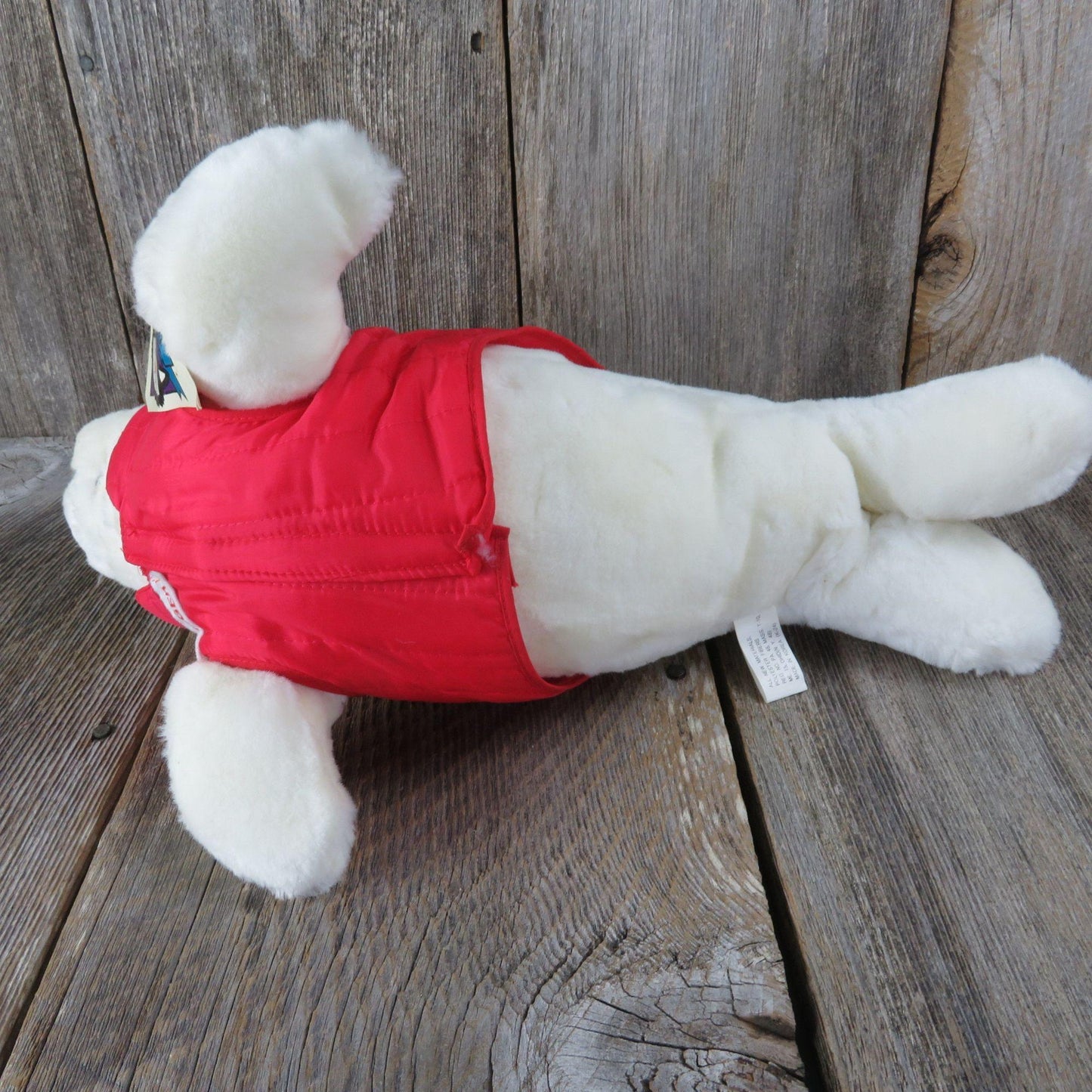 Vintage Seal White Red Vest Plush Trans-Antarctica Expedition Will Steger Sea Lion Stuffed Animal Target Full Body 1990