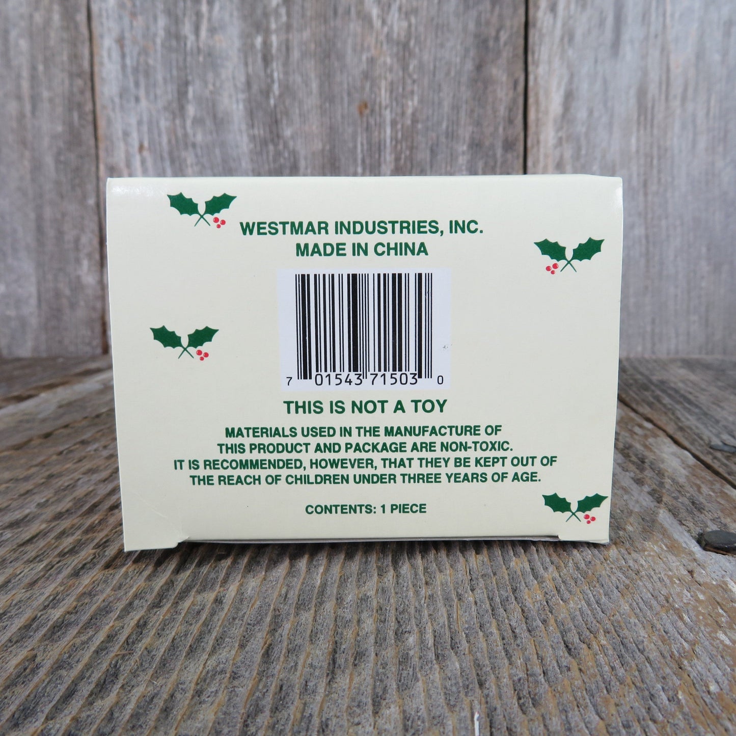 Vintage Santa Driving Car Ornament Blue VW Bug Westmar Christmas Gifts Tree Car Lover Enthusiast