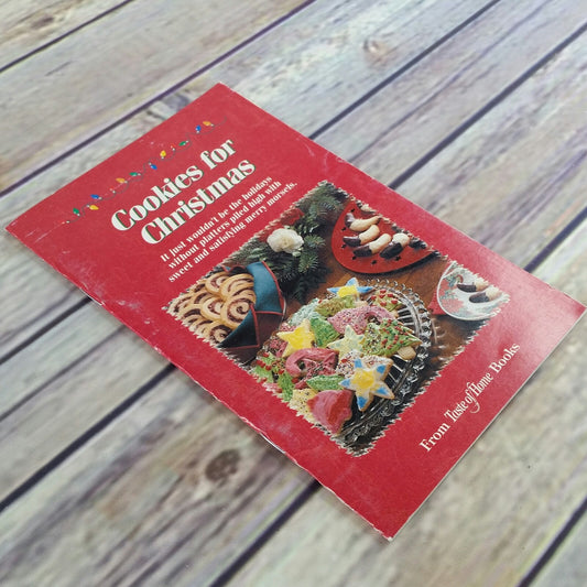 Vintage Cookbook Christmas Cookies for Christmas Taste of Home Books Paperback Booklet Janaan Cunningham