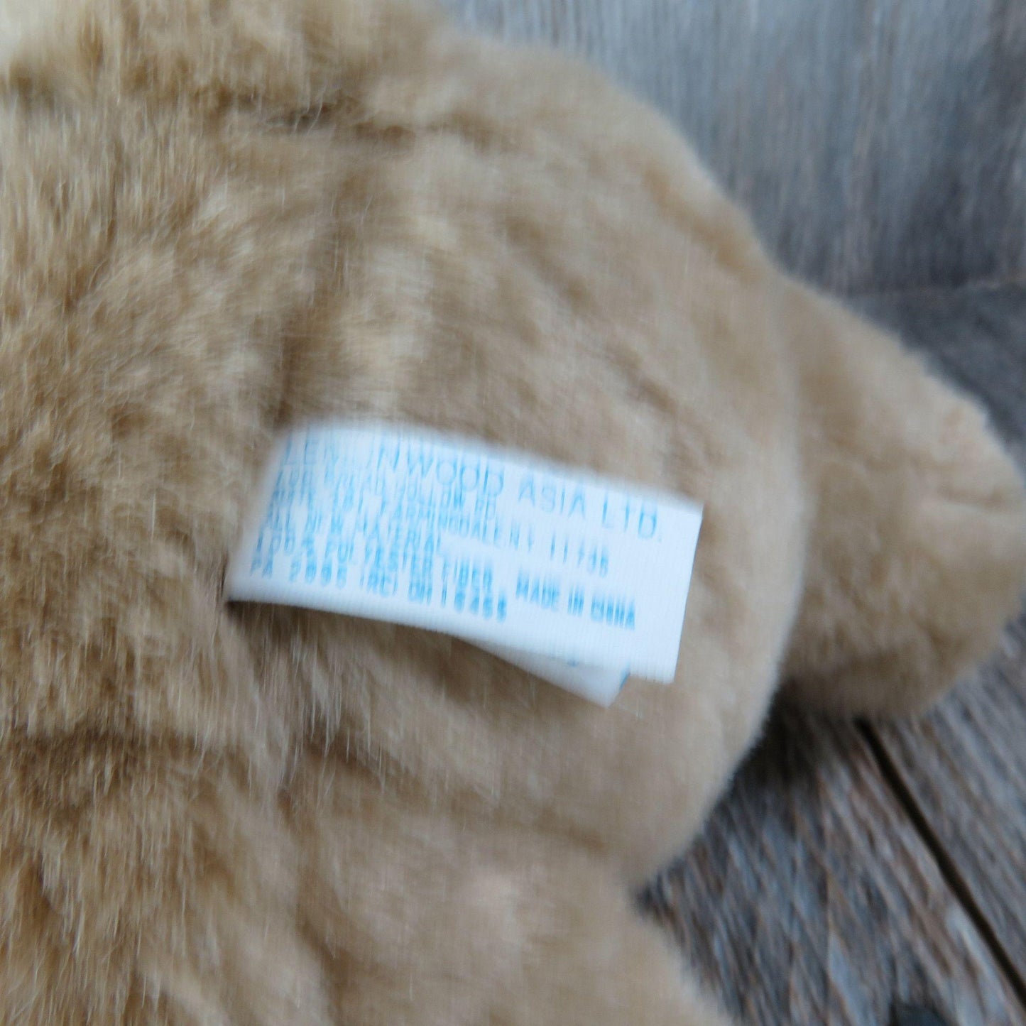 Vintage Teddy Bear Plush Small Brown Kay Bee Soft Nose Lemonwood