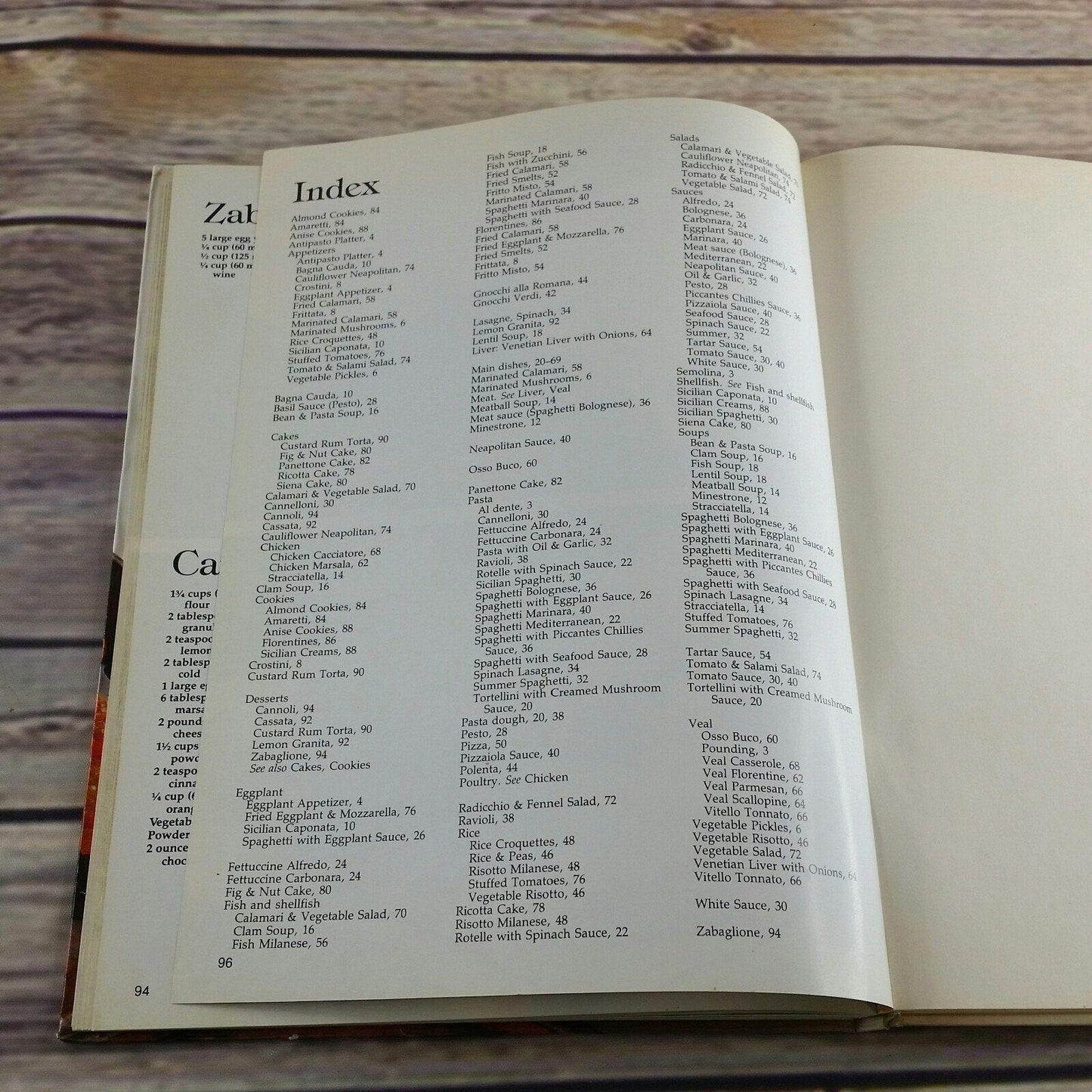 Vintage Italian Cookbook Cooking Class Consumer Guide Editors 1982 Hardcover Italian Food Italian Recipes
