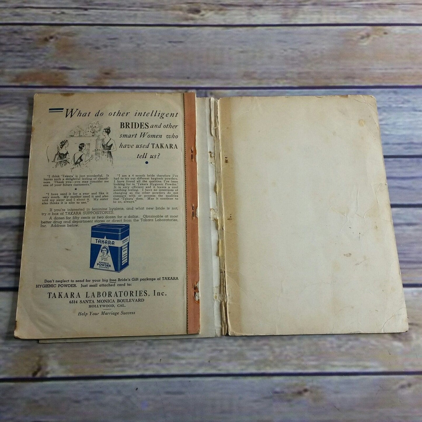 Vintage San Francisco CA Cookbook Recipes 1939 Paperback Booklet with Advertising County Marriage License Bureaus Kiessling Publishing