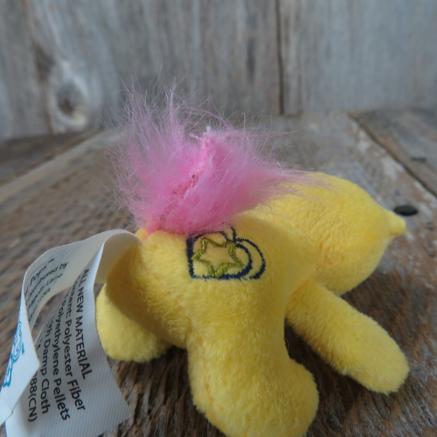 Wonder Pops Cat Yellow Mini Plush Blip LLC Embroidered Stuffed Animal