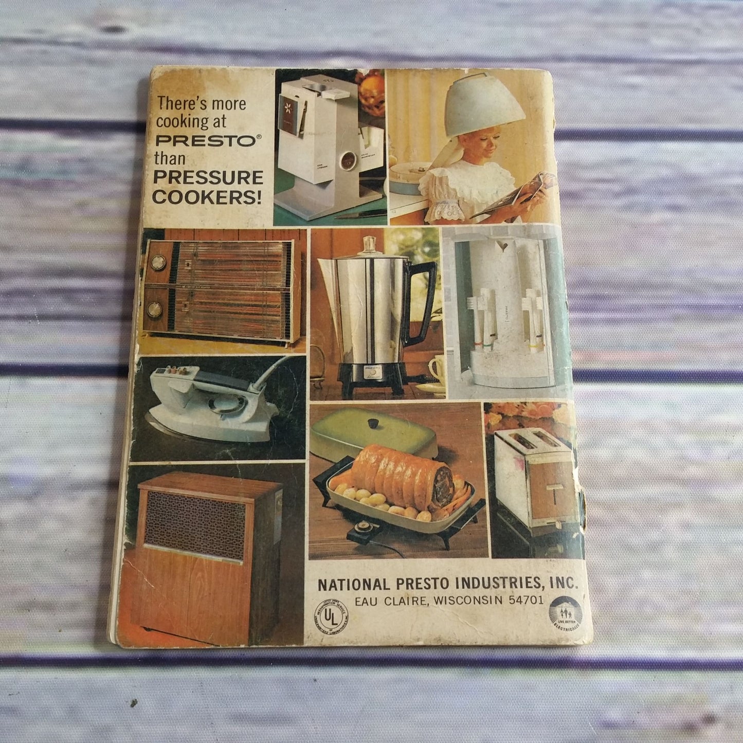 Vintage Cookbook Presto Pressure Cooker Recipes and Instructions 1971 1970s Booklet Time Tables National Presto Industries