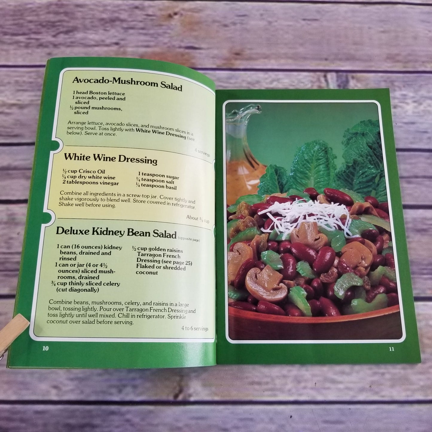 Vintage Cookbook Crisco Oil Salad Lovers Cook Book 1979 Culinary Arts Dressings Paperback Booklet Promo