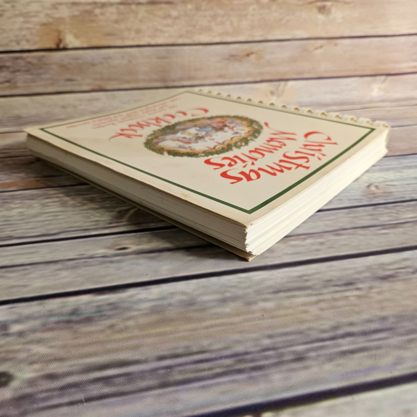 Vintage Christmas Cookbook Christmas Dinner Recipes 1990 Mystic Seaport Museum Members Spiral Bound Paperback Conneticut