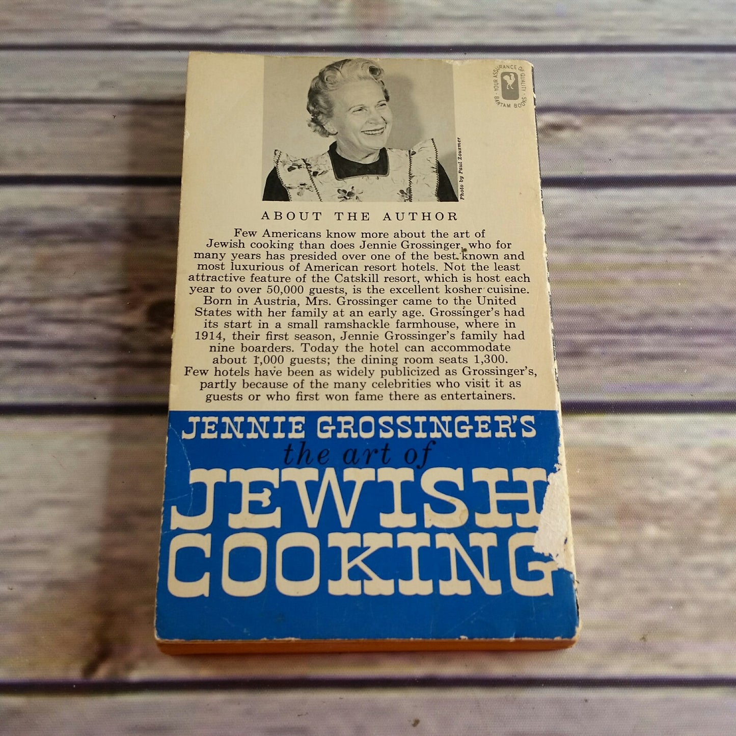 Vintage Cookbook The Art of Jewish Cooking Recipes 1960 Jennie Grossinger Paperback Bantam Book Jewish Food
