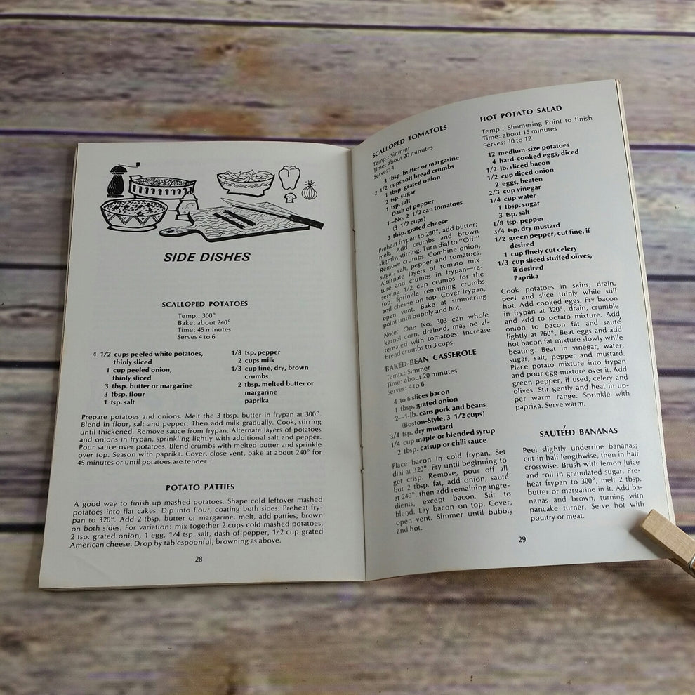 Sunbeam Frypan Vintage Cookbook Recipes and Instructions Manual 1975 P At Grandma's Table