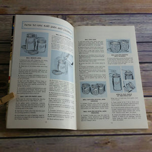 Vintage Ball Blue Book Thrifty Canning Freezing Cookbook Recipes 1974 Booklet Ball Jar